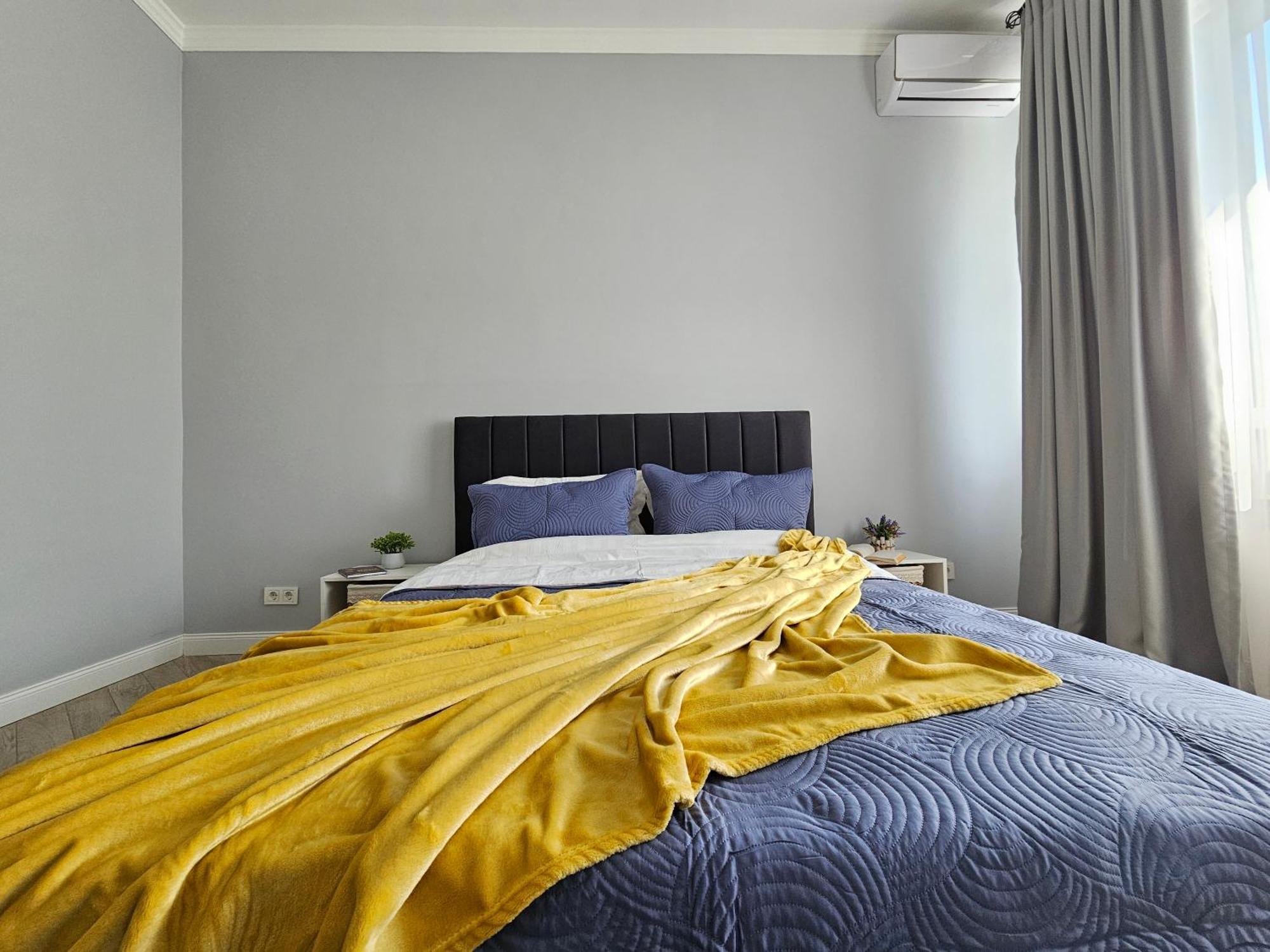 3 Room Gagarin Park Residential Complex Near Mega Shopping Mall Almaty Eksteriør bilde